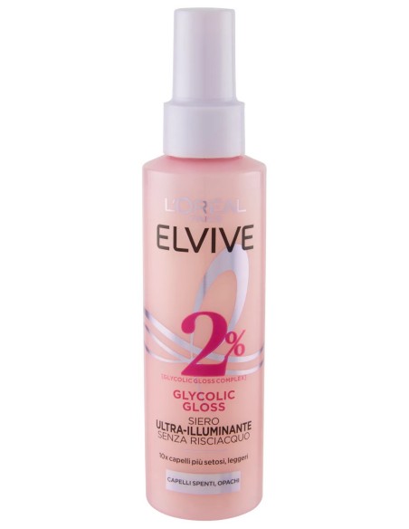 Elvive Glycolic Gloss - Siero Ultra Illuminante Senza Risciacquo - 150ml